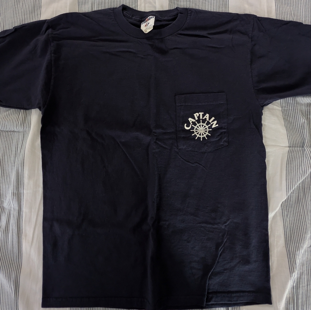 Navy Blue Captain‎ T-Shirt